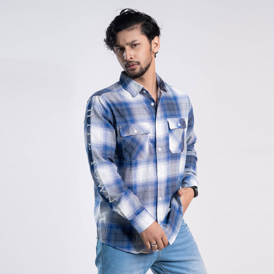 Casual Full Shirt - Royal