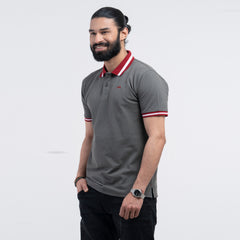 Contrast Polo Shirt - Dark Green