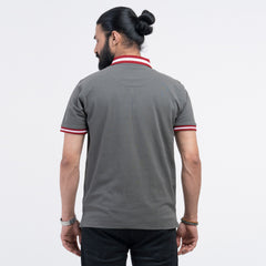 Contrast Polo Shirt - Dark Green