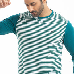 Stripe Long Sleeve T-shirt - Green