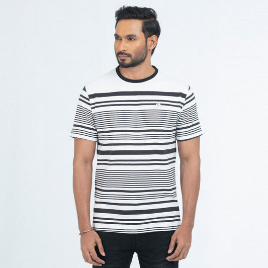 Stripe T-shirt - Black & White