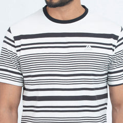 Stripe T-shirt - Black & White