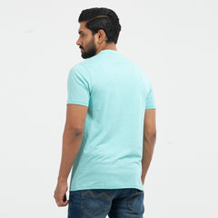 Cut & Sew T-shirt - Turquoise