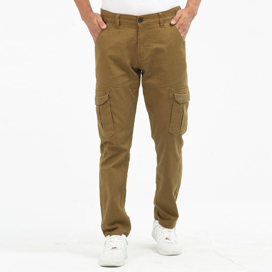 Twill Cargo Pant - old gold