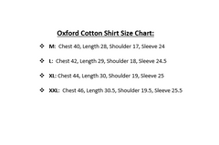 Oxford Cotton Long Sleeve Shirt - Steel Grey