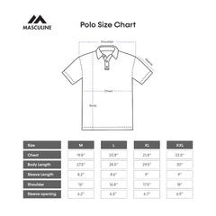 Stripe Polo Shirt - Black & White