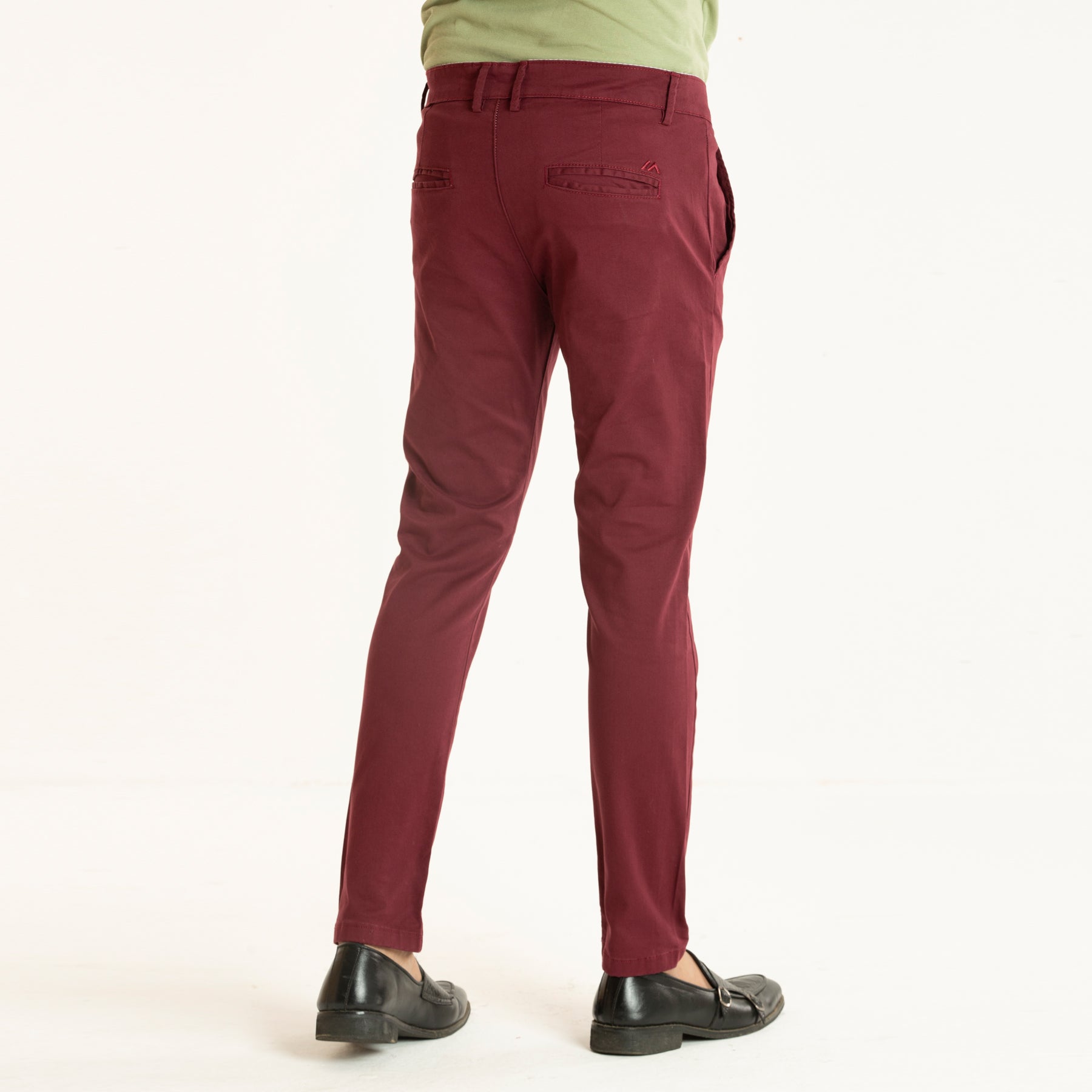 Stretchable Chino Pant- Co. Burgundy