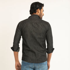 Denim Shirt - Casual Black