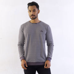 FULL SLEEVE T-SHIRT- Charcoal - Masculine