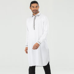 Premium Kabli Panjabi- White