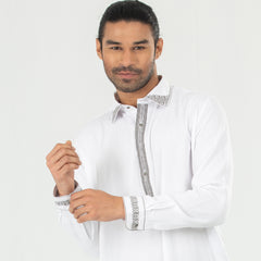 Premium Kabli Panjabi- White