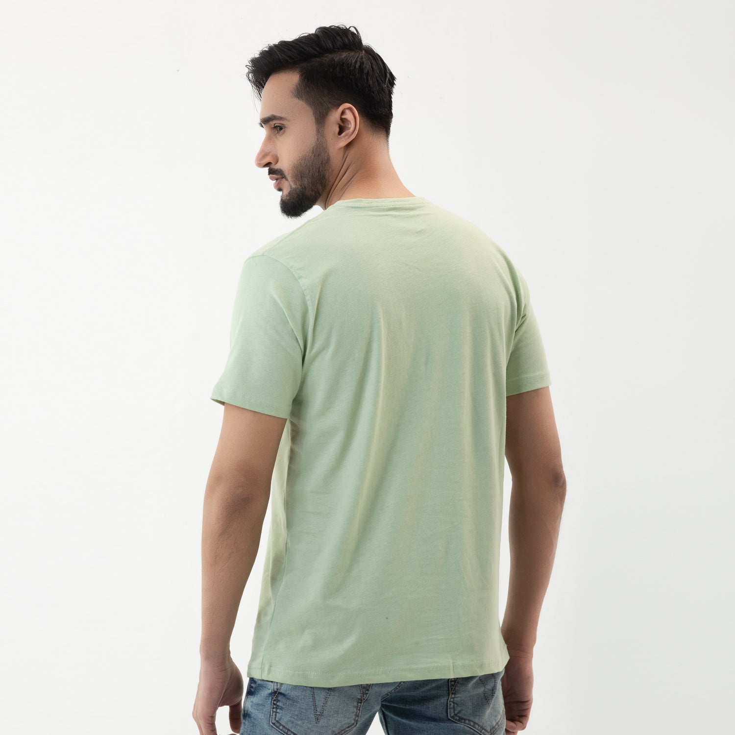 Solid Pocket T-shirt- Lime - Masculine