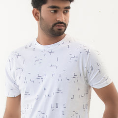 Printed T-shirt - White - Masculine