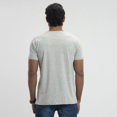 Solid T-shirt- Gray - Masculine