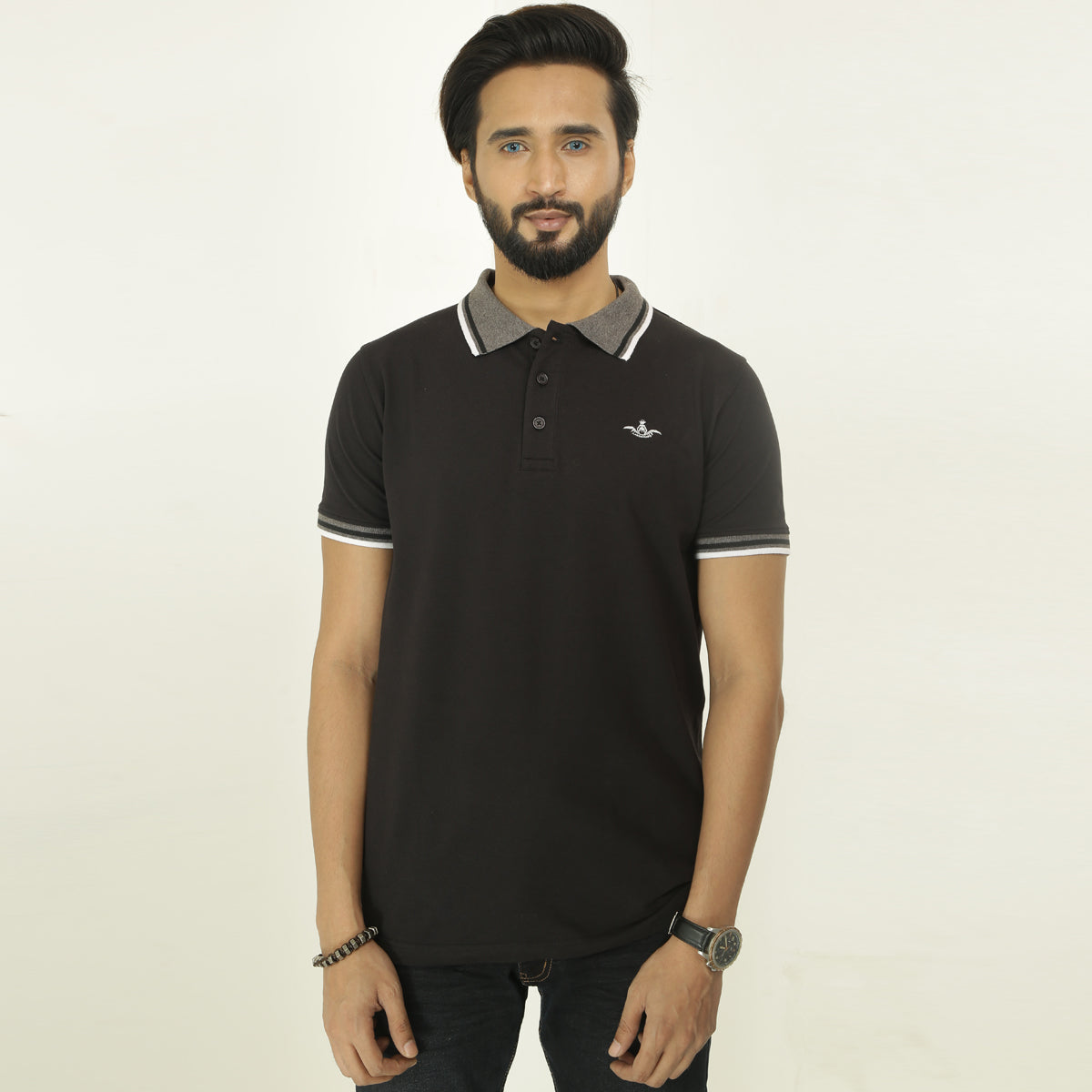 Tipping polo- Black - Masculine